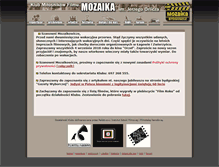 Tablet Screenshot of mozaika.org.pl
